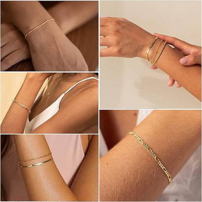 LIORA - Gold Bracelet Set