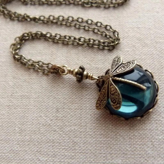 CLASSIC DRAGONFLY PENDANT NECKLACE