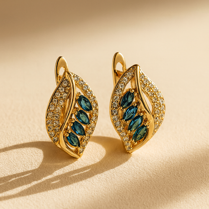 Caelurelle Gold Isola Earrings