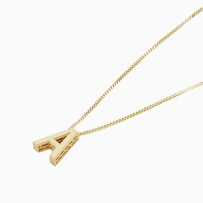 GOLD INITIAL NECKLACE - LOVE LETTER
