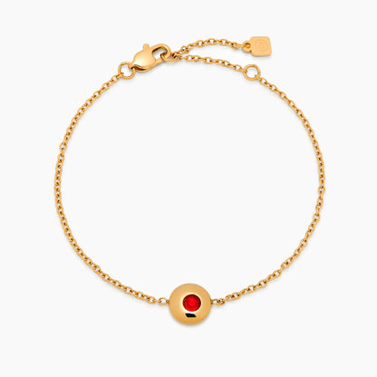 Petite Birthstone Charm Bracelet