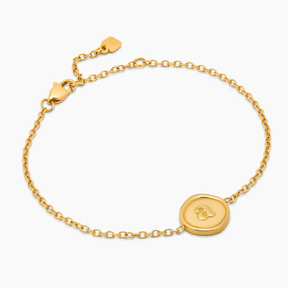 Personalized Initial Stamp Bracelet