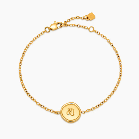 Personalized Initial Stamp Bracelet