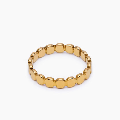 Golden Beaded Ring
