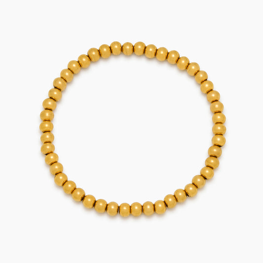 Elegant Gold Beaded Bracelet