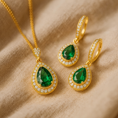 Florence – Opulent Gold Jewellery Set