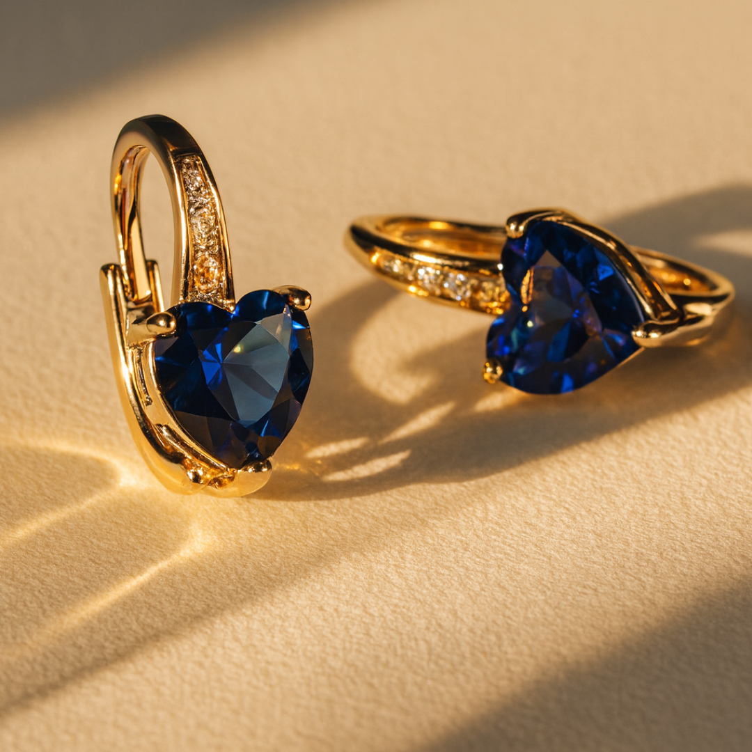 ROYAL SAPPHIRE EARRINGS