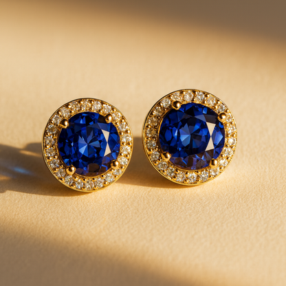 Persephone – Sapphire Earrings