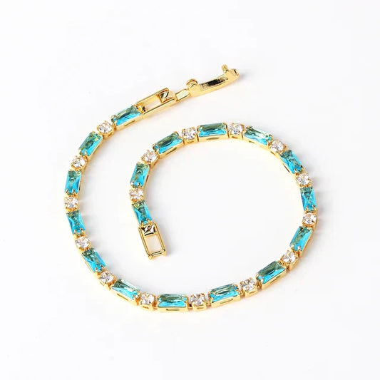 Classic Gold and Natural Turquoise Bracelet