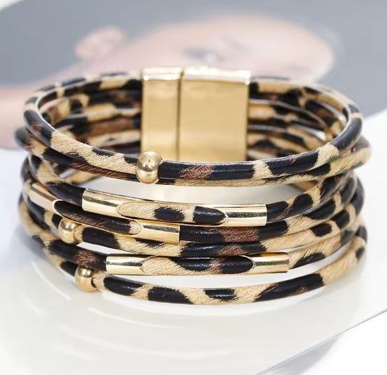 Wide Multilayer Bohemian Bracelet