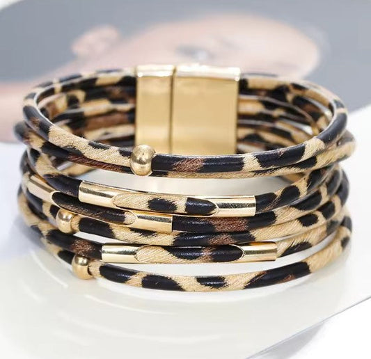 Wide Multilayer Bohemian Bracelet