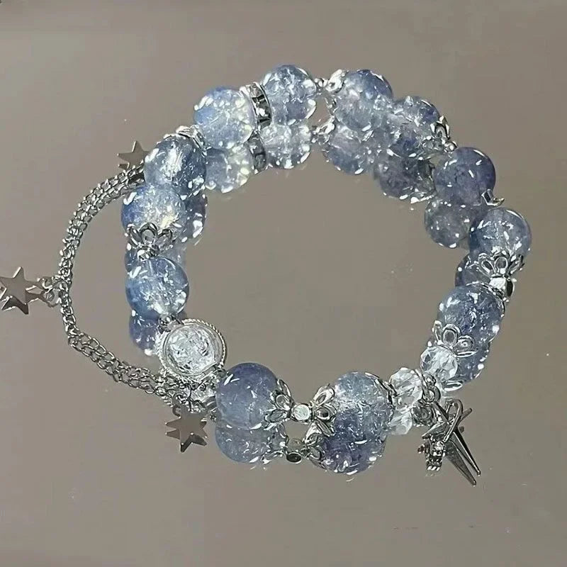 Crystal Star Tassel Bracelet