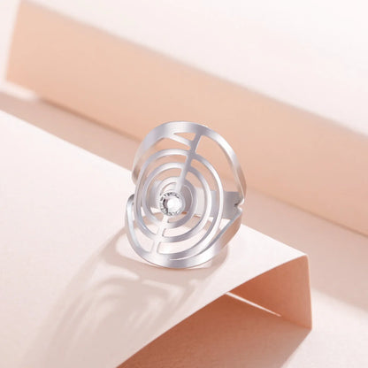 Twisted Gemstone Ring