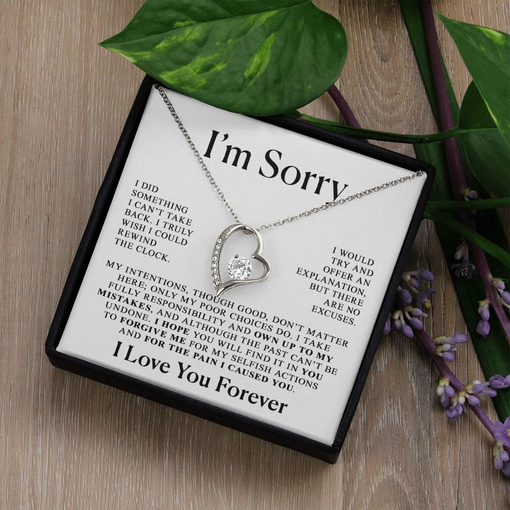 Apology Her Heart Necklace