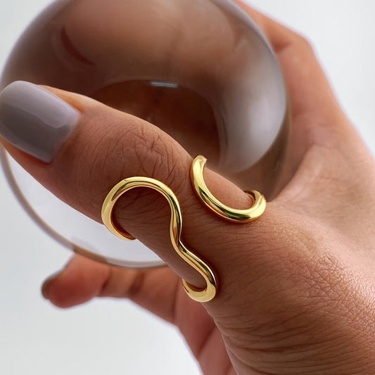 Stylish Asymmetrical Wave Band