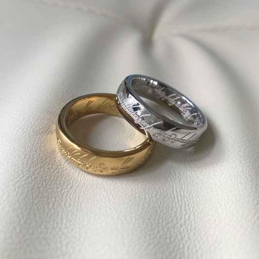Gold-Finished Energy Ring