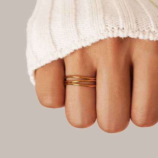 Eternal Gold Infinity Loop Ring