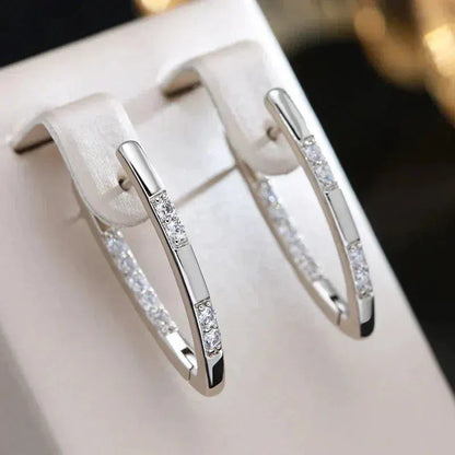Elegant Zirconia Stone Earrings
