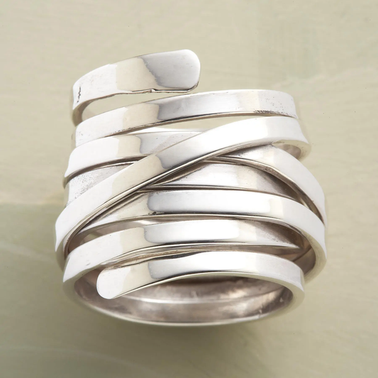 Chic Antique Silver Ring