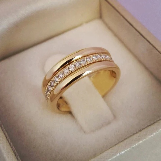 Classic Zirconia Inlay Ring