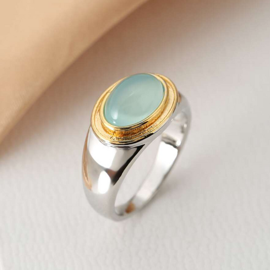 Eternal Green Moonstone Ring
