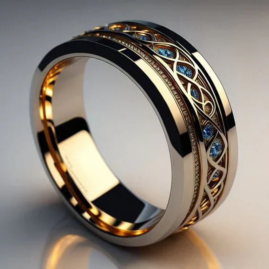 Golden Infinity Ring