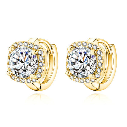 GOLD SQUARE EARRINGS