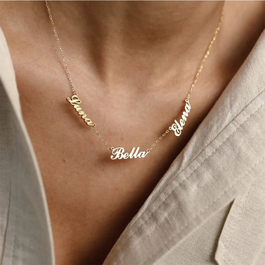 Custom Engraved Name Necklace