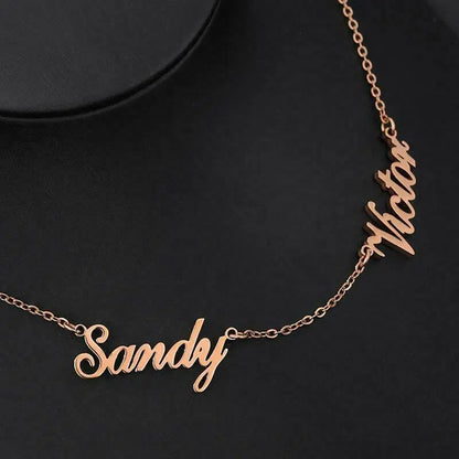 Custom Engraved Name Necklace