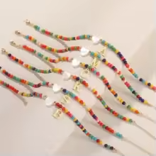 Vibrant Heart Initial Anklet