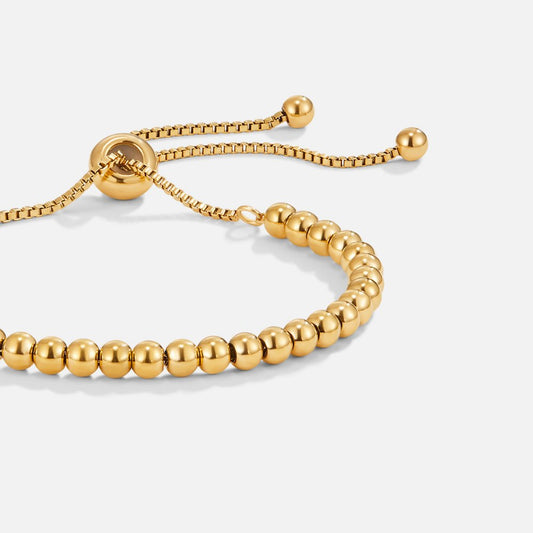 Gold Beaded Bracelet by Nila