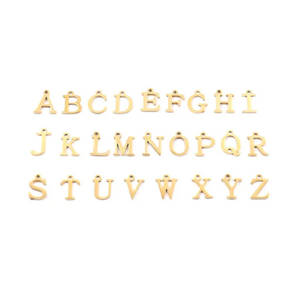 Paperclip Letter Initial Necklace