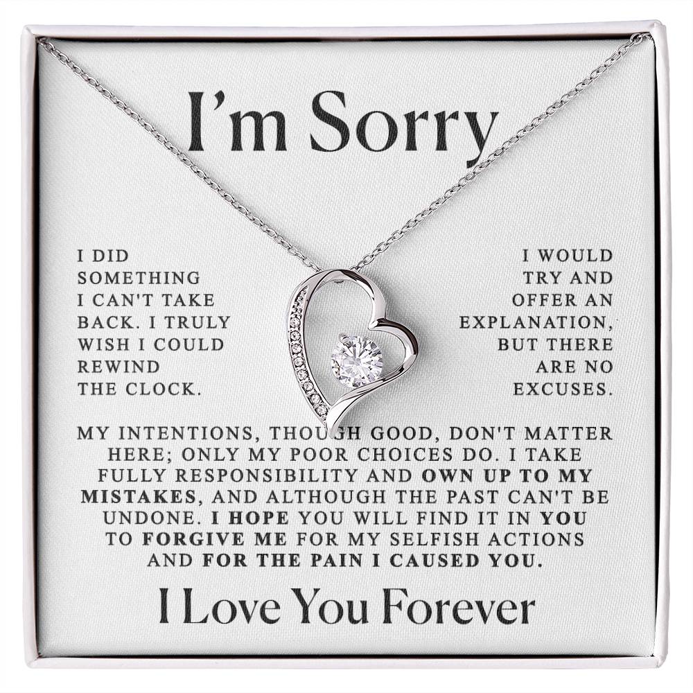 Apology Her Heart Necklace