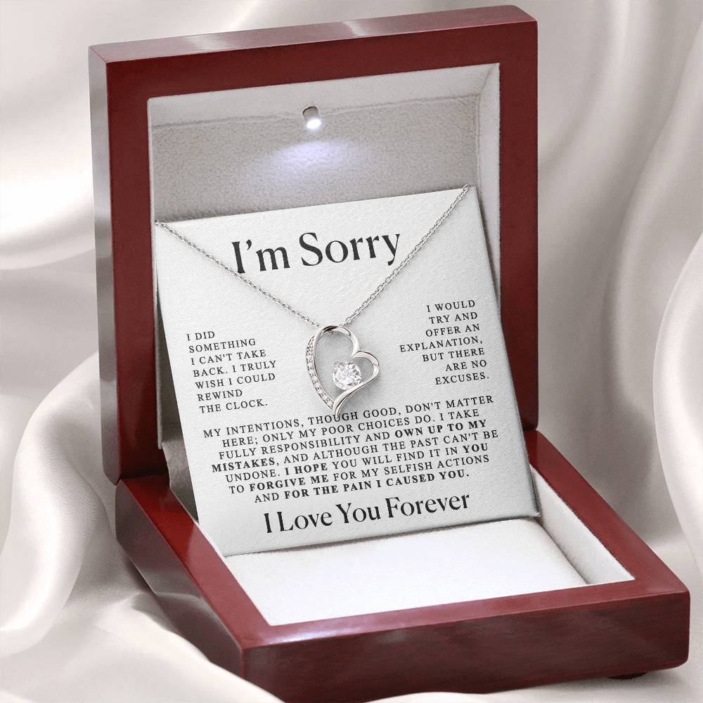 Apology Her Heart Necklace