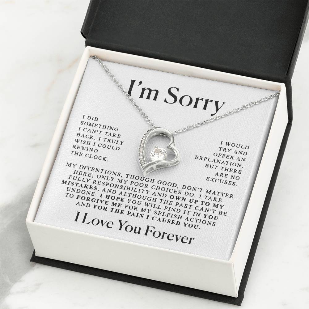 Apology Her Heart Necklace